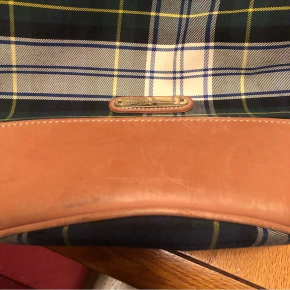 Ralph Lauren polo blackwatch plaid bucket bag - Picture 8 of 16